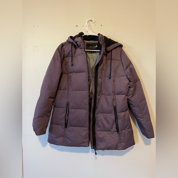 Arctic Expedition Gaspe hybraDOWN™ Parka Purple - Picture 6 of 16